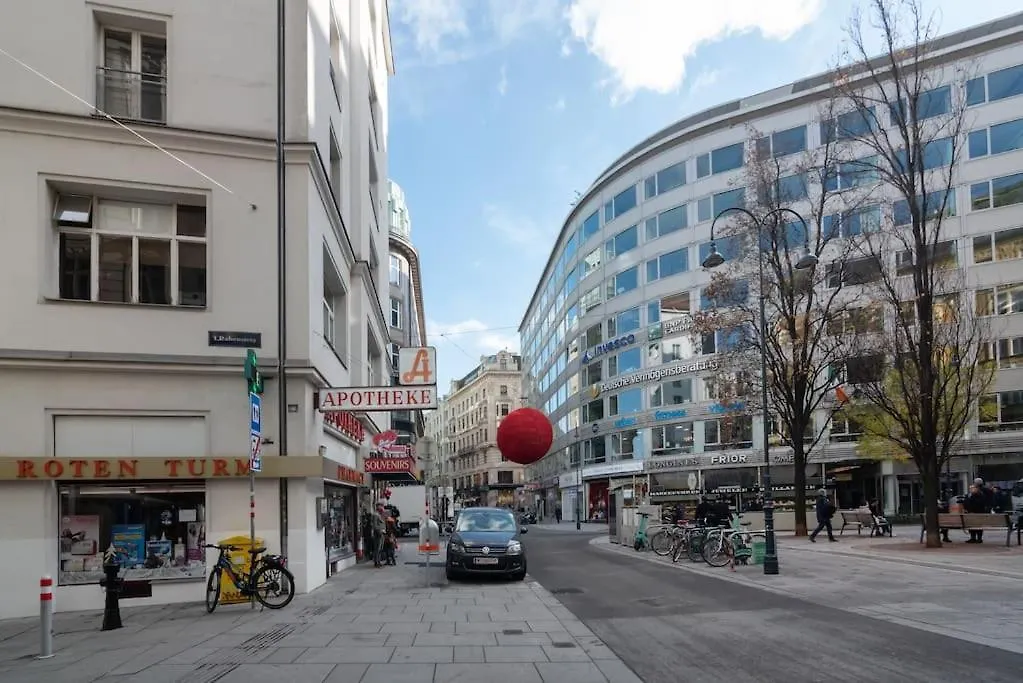 Klassisches City Apartment Beim Stephansdom Wiedeń